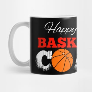 Basketball Coach Christmas - Retro Distressed Grunge Mug